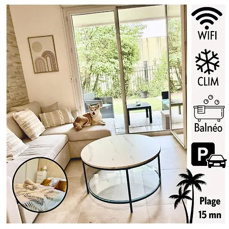 Temple Luxe- Balneo Et Jardin, Wifi, Parking Prive Securise Apartment *